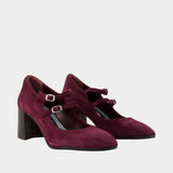 Alice Flex Pumps - Carel - Leather - Burgundy