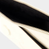 Rock Xl Mat Scale 白色小牛皮单肩包斜挎包