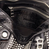 Sunny Mood黑色小牛皮斜挎包