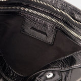 Sunny Moody黑色小牛皮斜挎包