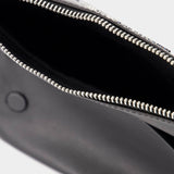 Rock Graffiti 黑色小牛皮单肩包斜挎包