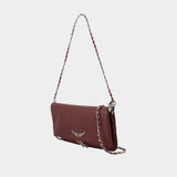Rock Crossbody - Zadig & Voltaire - Leather - Burgundy