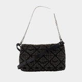 Rocky Ii Shoulder Bag - Zadig & Voltaire - Cotton - Dark Grey