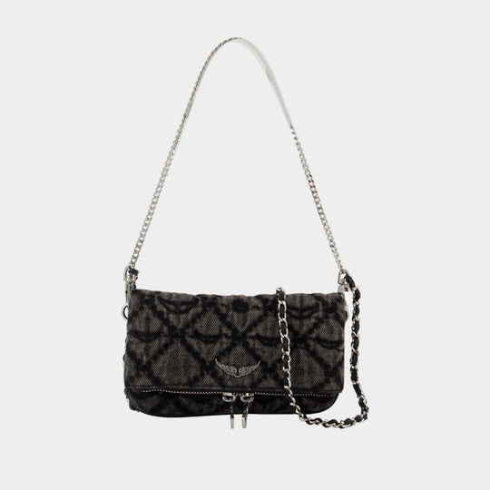 Rock Nano Wallet On Chain - Zadig & Voltaire - Cotton - Grey