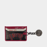 Sunny Pass Punk Card Holder - Zadig & Voltaire - Leather - Black