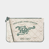Z Monogram Tennis Pouch - Zadig & Voltaire - Synthetic - White