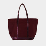 L Zippe Shopper Bag - Vanessa Bruno - Cotton - Purple