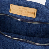 Shopping bag XS - Vanessa Bruno - Linen - Blue