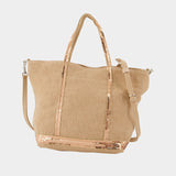 S Shopper Bag - Vanessa Bruno - Linen - Pink