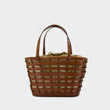 Panier Shoulder Bag - Vanessa Bruno - Leather - Brown