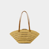 Panier Pm Shoulder Bag - Vanessa Bruno - Leather - Brown
