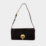 Moon Baguette Shoulder Bag - Vanessa Bruno - Leather - Black