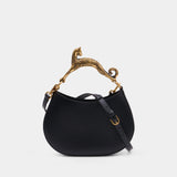 Cat Handle Purse - Lanvin - Leather - Black
