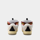 Curb 白色牛皮运动鞋