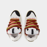 Curb 白色牛皮运动鞋