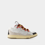 Curb 白色牛皮运动鞋