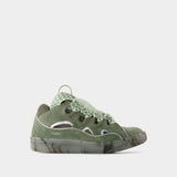 Curb Sneakers - Lanvin - Synthetic - Green/Silver