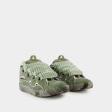 Curb Sneakers - Lanvin - Synthetic - Green/Silver