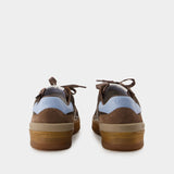 Clay Sneakers - Lanvin - Leather - Brown