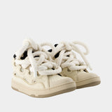 Curb Sneakers - Lanvin - Leather - Beige