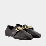 Mere Et L'enfant Loafers - Lanvin - Leather - Black