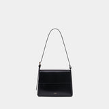 Virginie Flap Shoulder Bag - A.P.C. - Leather - Black