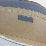 Virginie 蓝色皮制单肩包