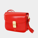 Grace Small Shoulder Bag - A.P.C. - Leather - Red