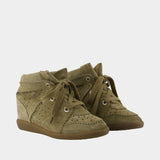 Bobby trainers - Isabel Marant - Suede - Khaki