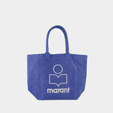 Yenky 蓝色棉质单肩包