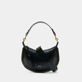 Naoko Gz Shoulder Bag - Isabel Marant - Leather - Black