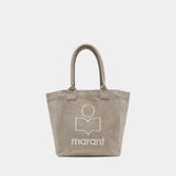 Yenky Small Tote Bag - Isabel Marant - Cotton - Beige