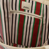 Isabel Marant Darwen红色条纹尼龙购物袋