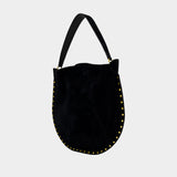 Oskan Hobo Soft Gz 黑色皮制单肩包手拿包