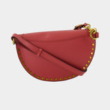 Skano Gz 粉色皮制斜挎包