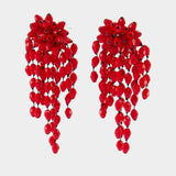Clip Ga Earrings - Isabel Marant - Metal - Red