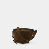 Skano Gz Shoulder Bag - Isabel Marant - Leather - Khaki