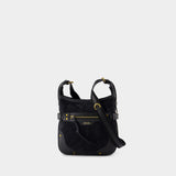 Sierra Hobo S Gd黑色小牛皮斜挎包