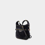 Sierra Hobo S Gd黑色小牛皮斜挎包