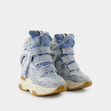 Balskee Gb Sneakers - Isabel Marant - Cotton - Blue