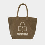 Yenky Gz 卡其色棉质购物包