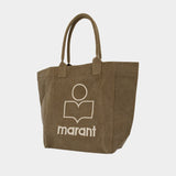 Yenky Gz 卡其色棉质购物包