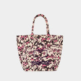 Yenky 粉色棉质斜挎包