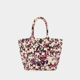 Small Yenky 粉色棉质小号购物包