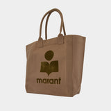 Yenky Gz Shopper Bag - Isabel Marant - Cotton - Khaki
