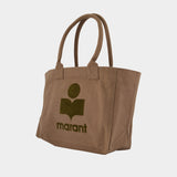 Yenky Gz Shopper Bag - Isabel Marant - Cotton - Khaki