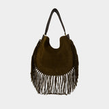 Oskan Soft Ga Shoulder Bag - Isabel Marant - Leather - Brown