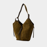 Tampa Gz Shoulder Bag - Isabel Marant - Leather - Khaki