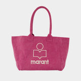 Yenky Zipped Gz Shopper Bag - Isabel Marant - Cotton - Pink