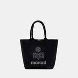 Small Yenky Gf Shopper Bag - Isabel Marant - Cotton - Black